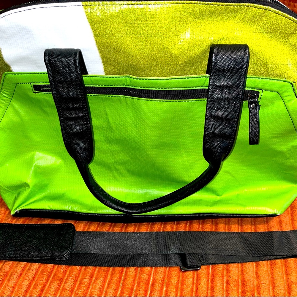 Rareform Maya Crossbody Laptop Tote Made From Billboards